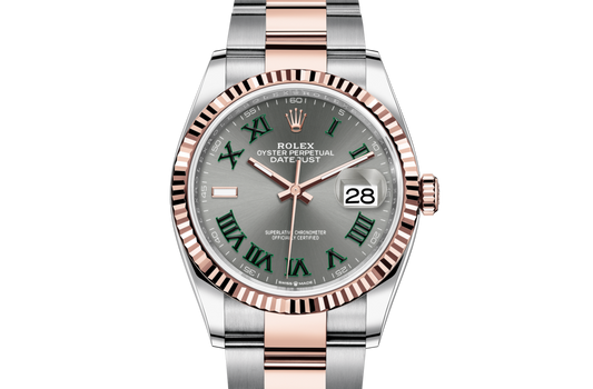 Rolex DATEJUST 36 Oyster, 36 mm, Oystersteel and Everose gold