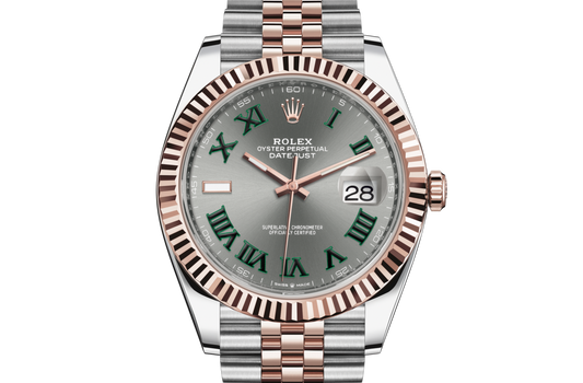 Rolex DATEJUST 41 Oyster, 41 mm, Oystersteel and Everose gold