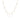 BEZEL SET DIAMOND DROP DANGLE STATION NECKLACE