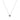 BEZEL SET EMERALD CUT LAB GROWN DIAMOND NECKLACE 1.00CTW