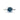 BLUE ROUND CUT LAB GROWN DIAMOND RING WITH HALO 2.05CTW