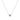 SOLITAIRE 3 PRONG LAB GROWN DIAMOND NECKLACE 1.05CTW